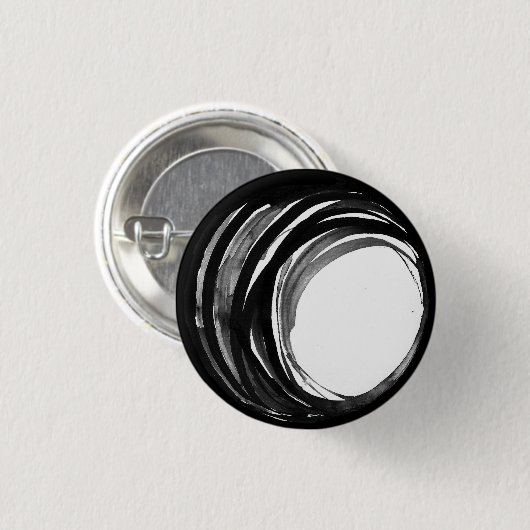 Abstrakter Gebets-Perlen-Knopf Button (Vorne & Hinten)