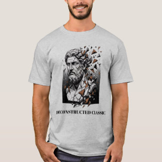 Abstrakter gebrochener geometrischer Büsten Street T-Shirt