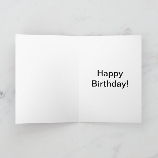 Abstrakter Geburtstag Karte (Innenseite)