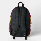 Abstrakter gedruckter Rucksack (Rückseite)