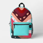Abstrakter gedruckter Rucksack (Vorderseite)