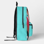 Abstrakter gedruckter Rucksack (Links)