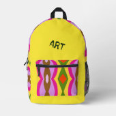 Abstrakter gedruckter Rucksack (Vorderseite)
