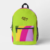 Abstrakter gedruckter Rucksack (Vorderseite)