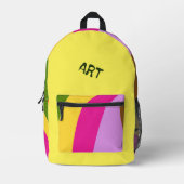 Abstrakter gedruckter Rucksack (Vorderseite)