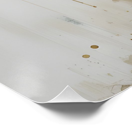 Abstrakter gefleckter Baum Poster (Ecke)