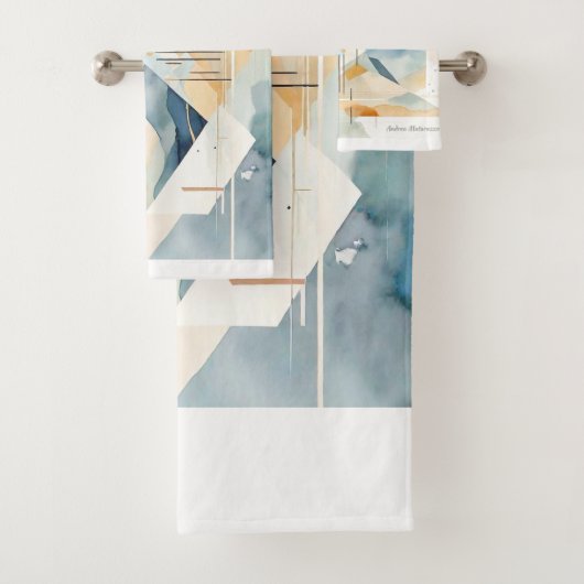 Abstrakter Geist Badhandtuch Set (Insitu)