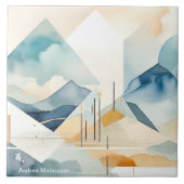 Abstrakter Geist Fliese (Vorderseite)