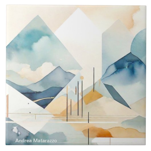 Abstrakter Geist Fliese (Vorderseite)