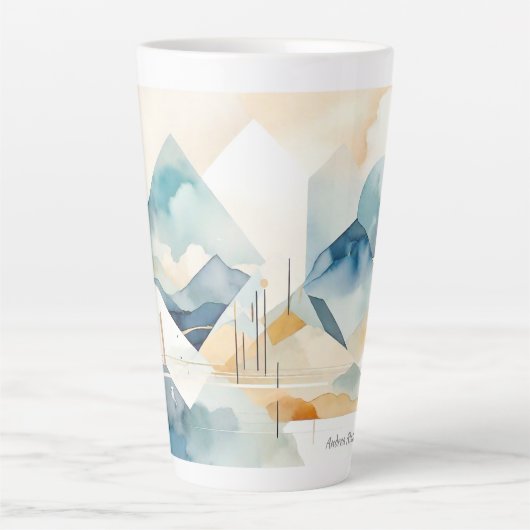 Abstrakter Geist Milchtasse (Vorderseite)