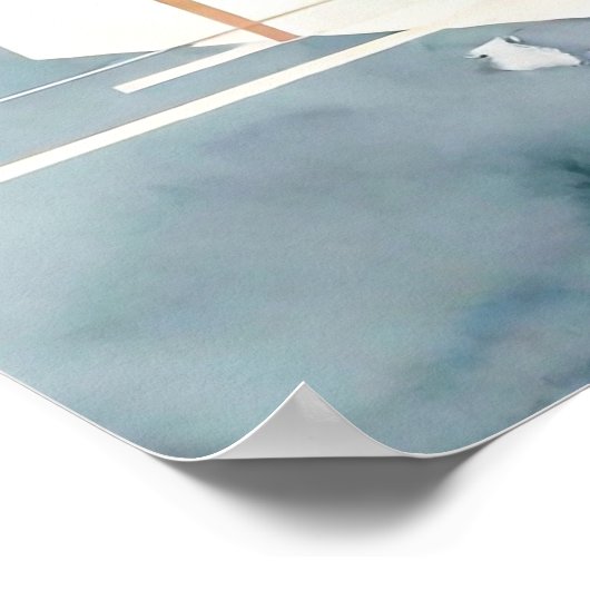 Abstrakter Geist Poster (Ecke)