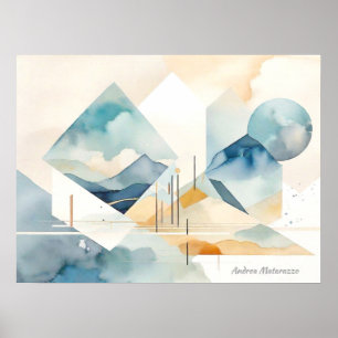 Abstrakter Geist Poster