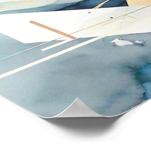 Abstrakter Geist Poster (Ecke)