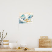 Abstrakter Geist Poster (Küche)