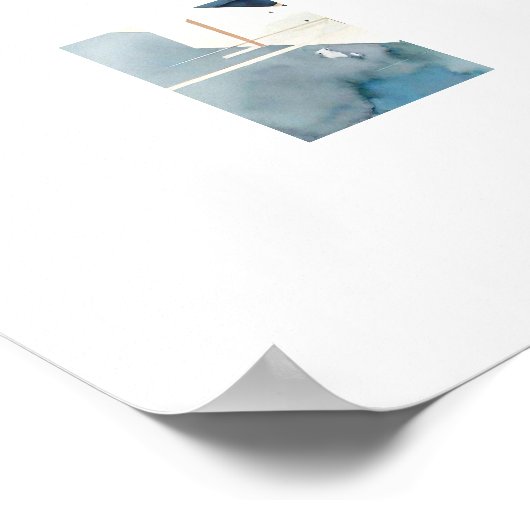 Abstrakter Geist Poster (Ecke)