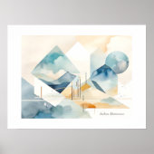 Abstrakter Geist Poster (Vorne)