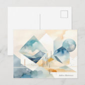 Abstrakter Geist Postkarte (Vorne/Hinten)