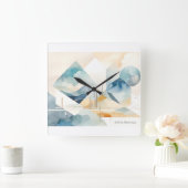 Abstrakter Geist Quadratische Wanduhr (Zuhause)