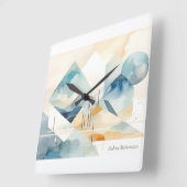 Abstrakter Geist Quadratische Wanduhr (Winkel)