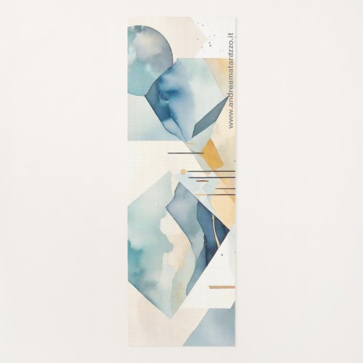 Abstrakter Geist Yogamatte (Vorderseite)