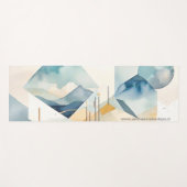 Abstrakter Geist Yogamatte (Vorderseite (Horizontal))