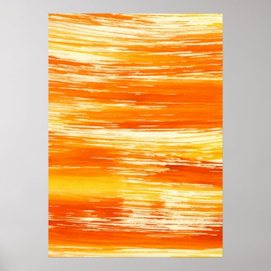 Abstrakter gelber Hintergrund aus Aquarellfarben Poster (Vorne)