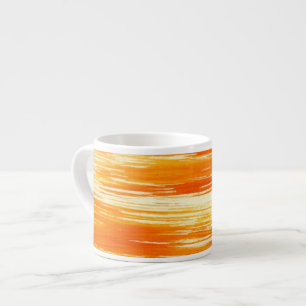 Abstrakter gelber Hintergrund vom Watercolor Espressotasse