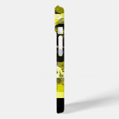 Abstrakter, gelber und schwarzer Paint-Spritzer mi Case-Mate iPhone Hülle (Rückseite / Links)