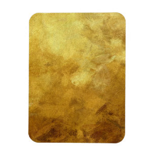 abstrakter, gemalter Hintergrund in Gold Magnet