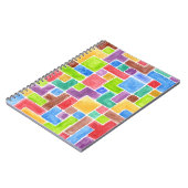 Abstrakter gemalter Watercolorhintergrund. 2 Notizblock (Linke Seite)