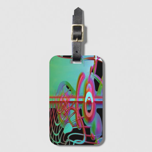 Abstrakter gemeinsamer Gepäckabschnitt Gepäckanhänger (Vorderseite Vertikal)