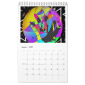 Abstrakter Geometrikalender Kalender (Mär 2027)