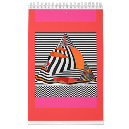 Abstrakter Geometrikalender Kalender