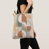 Abstrakter geometrischer Bauhaus-Kunstprint | Mitt Tasche (Von Nahem)