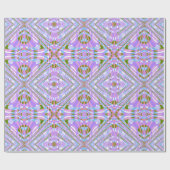 Abstrakter geometrischer Chevron-Schmetterlingseff Geschenkpapier (Flach)
