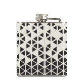 Abstrakter geometrischer Entwurf Flachmann (Rückseite)