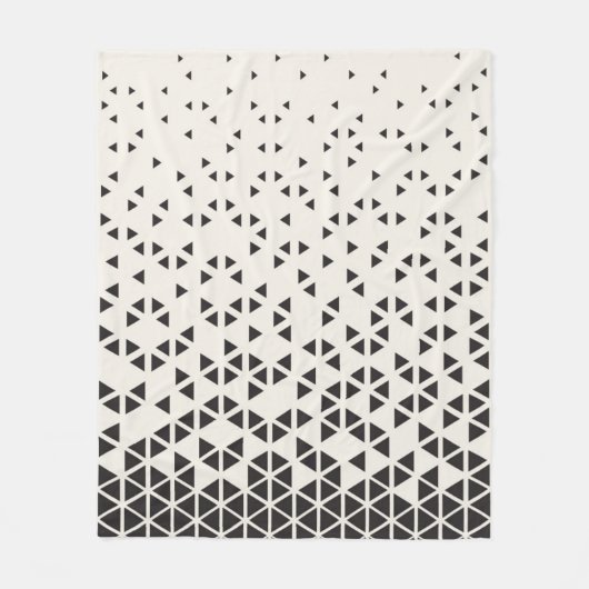 Abstrakter geometrischer Entwurf Fleecedecke (Vorderseite)
