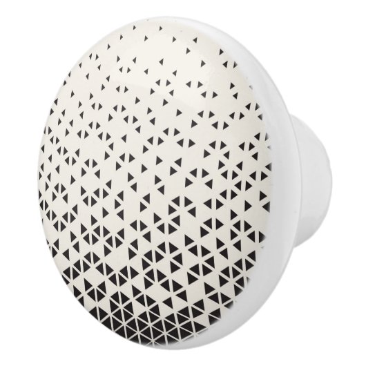 Abstrakter geometrischer Entwurf Keramikknauf (Rechts)