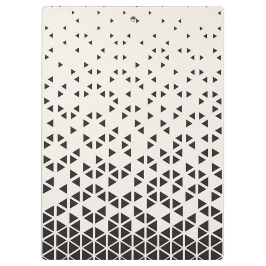 Abstrakter geometrischer Entwurf Klemmbrett (Rückseite)