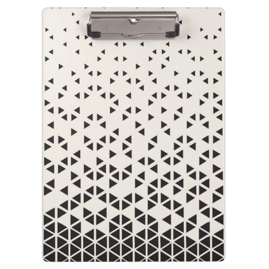 Abstrakter geometrischer Entwurf Klemmbrett (Vorderseite)