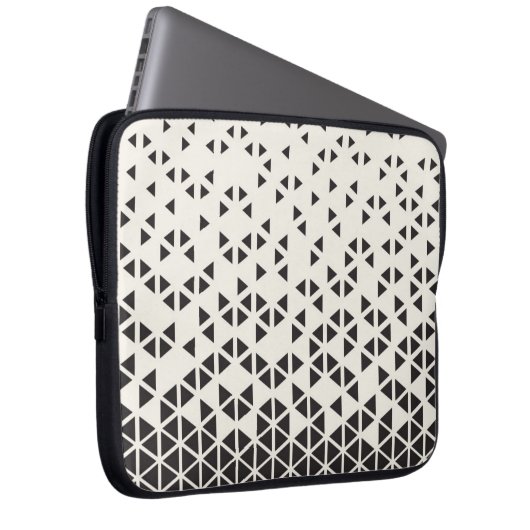 Abstrakter geometrischer Entwurf Laptopschutzhülle (Vorne Rechts)