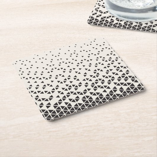 Abstrakter geometrischer Entwurf Rechteckiger Pappuntersetzer (angewinkelt)