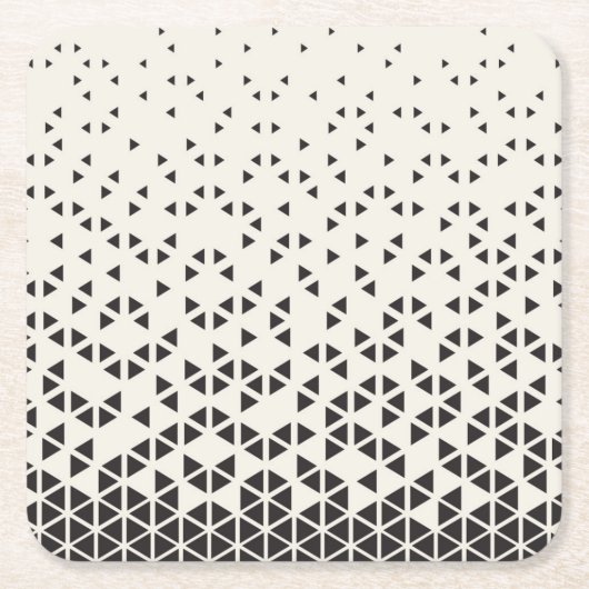 Abstrakter geometrischer Entwurf Rechteckiger Pappuntersetzer (Vorderseite)