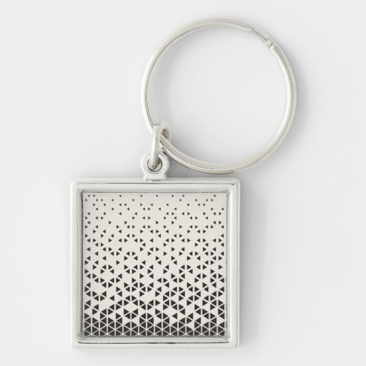 Abstrakter geometrischer Entwurf Schlüsselanhänger (Vorne)