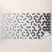 Abstrakter geometrischer Entwurf Strandtuch (Vorderseite)