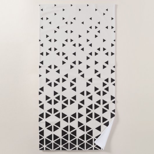 Abstrakter geometrischer Entwurf Strandtuch (Vorderseite)