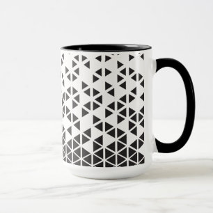 Abstrakter geometrischer Entwurf Tasse