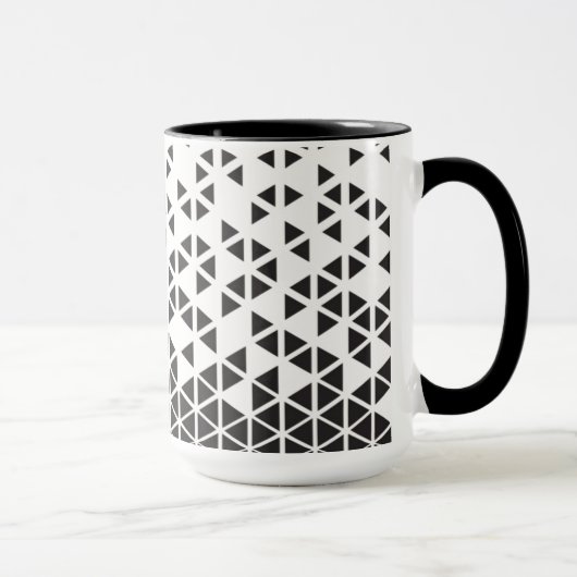Abstrakter geometrischer Entwurf Tasse (Rechts)