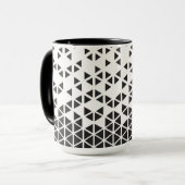 Abstrakter geometrischer Entwurf Tasse (Vorderseite Links)