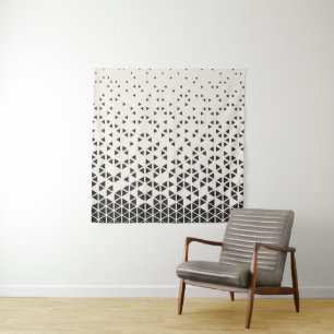Abstrakter geometrischer Entwurf Wandteppich